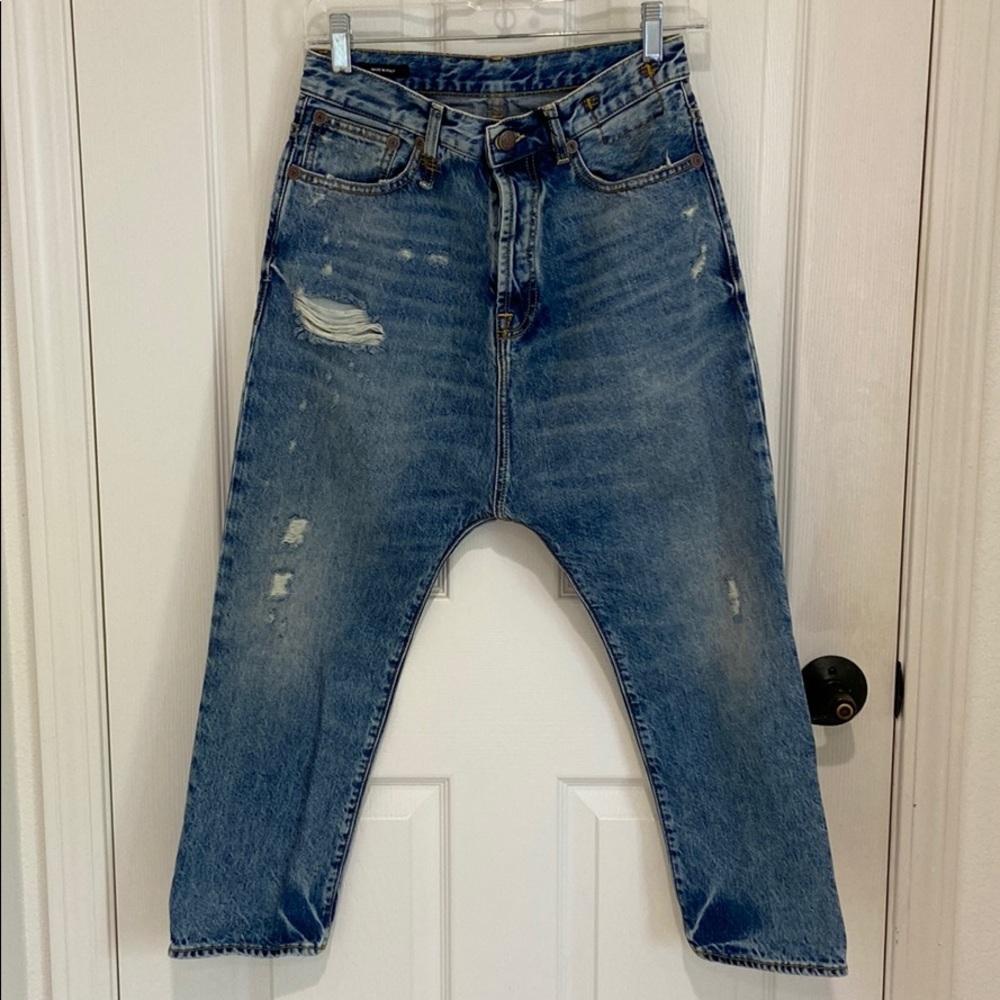 R13 Tailored Drop Denim Jeans